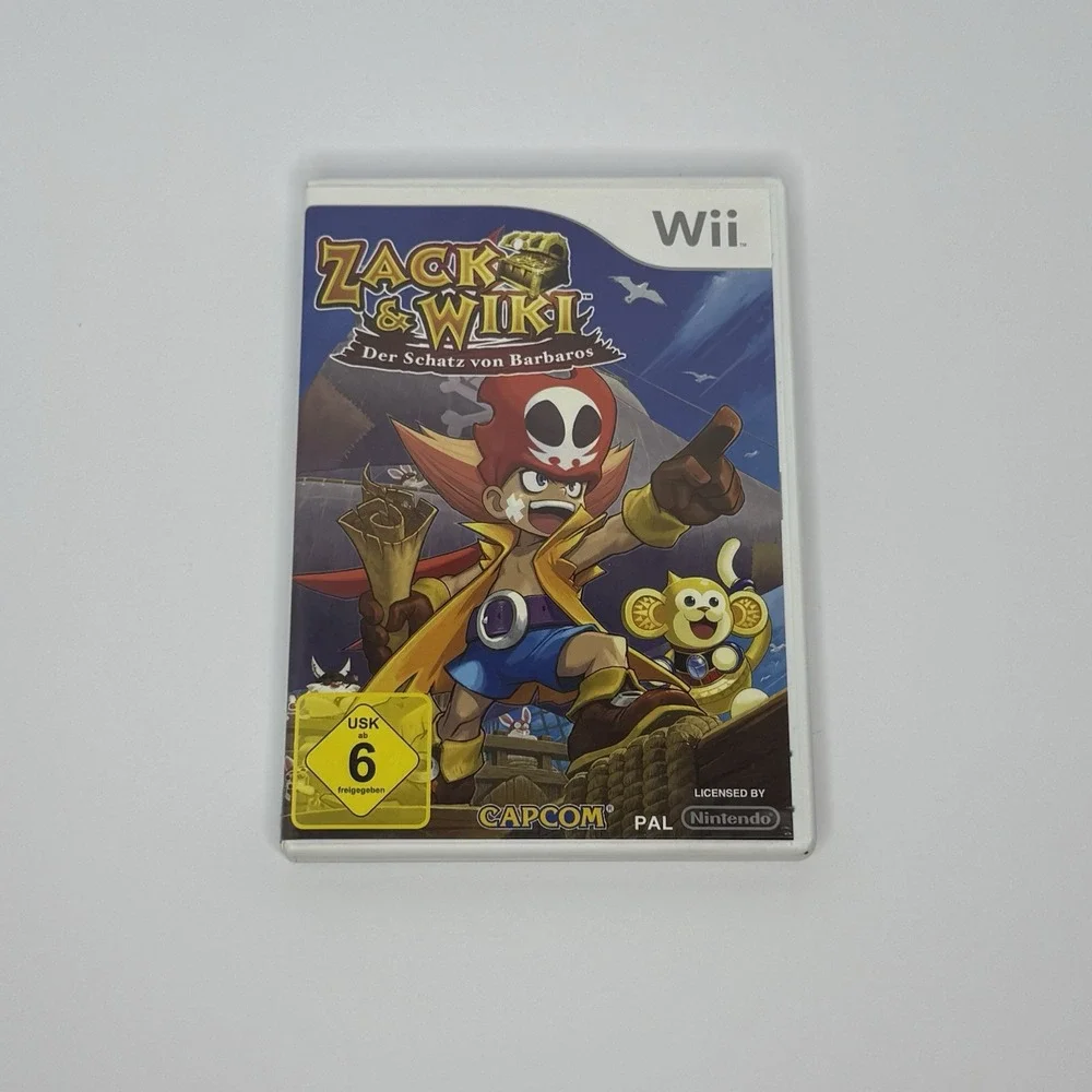 Zack & Wiki Der Schatz Von Barbaros Nintendo Wii 2007 Capcom German PAL CIB